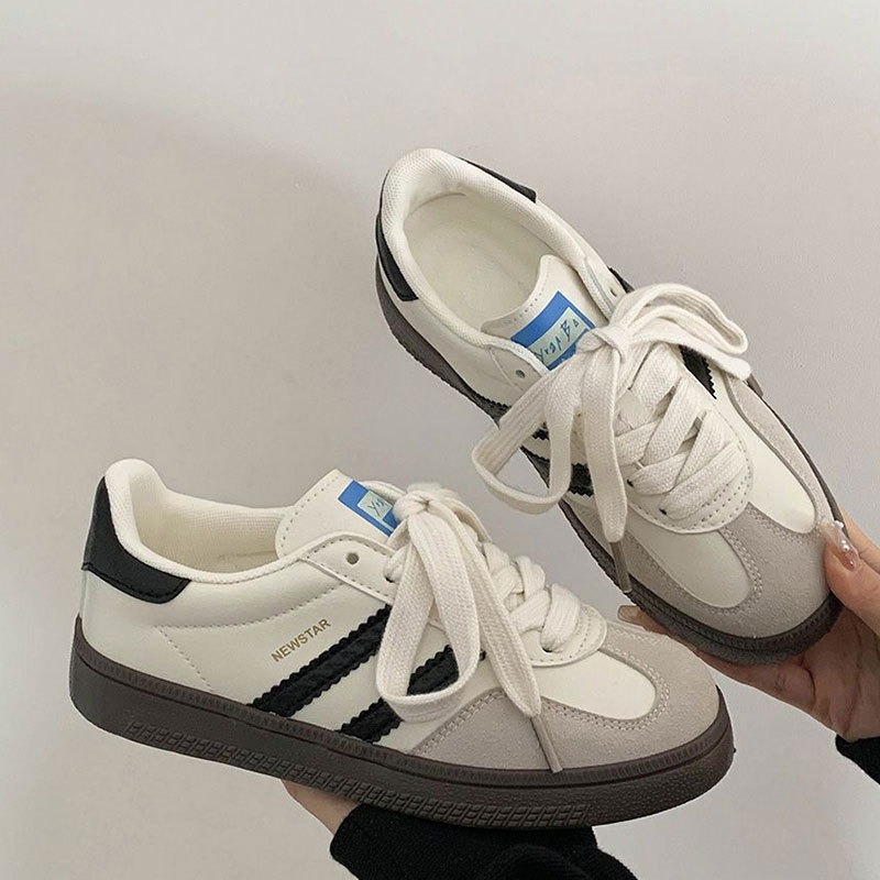 Vans Shoes Old Skool - รองเท้าผ้าใบสตรีแฟชั่น Lace Up Vulcanized รองเท้าเทนนิสการฝึกอบรมรองเท้าสําหรับสตรี Casual