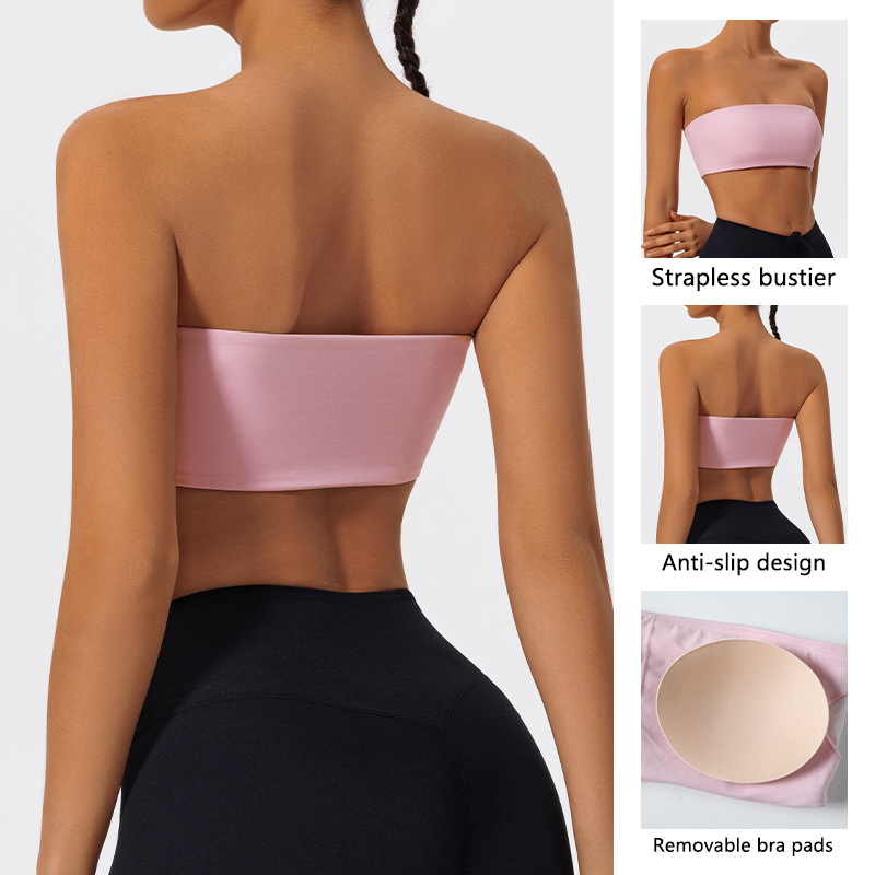 เสื้อชั้นในกีฬาแบบไม่มีสาย สาย - Crop Top Crochet บทวิจารณ์และราคา