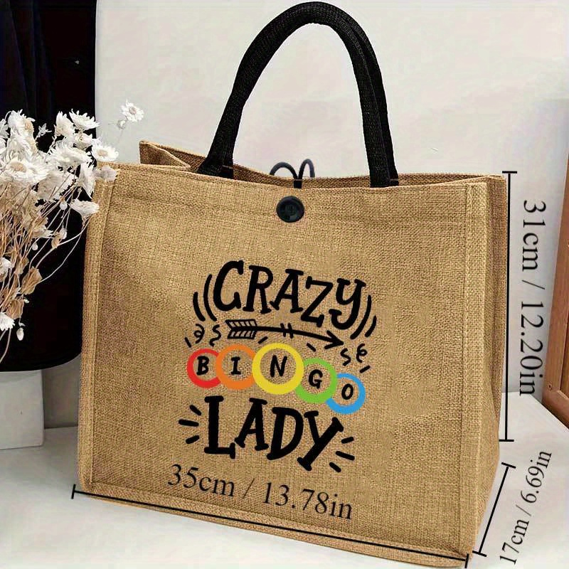 กระเป๋าโท้ทพิมพ์ลายบิงโกสำหรับ - Tote Bag Beach บทวิจารณ์และราคา
